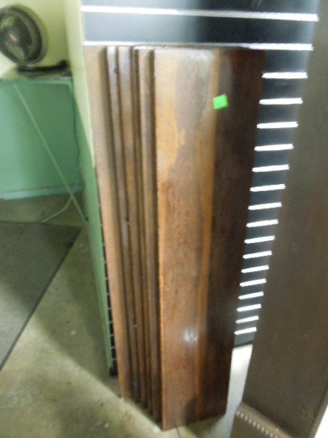 6 Stickley Style Oak Table Leaves: Six Stickley style oak table leaves. 54" = l 11" =w 1" = thick CONDITION: No issues identified.