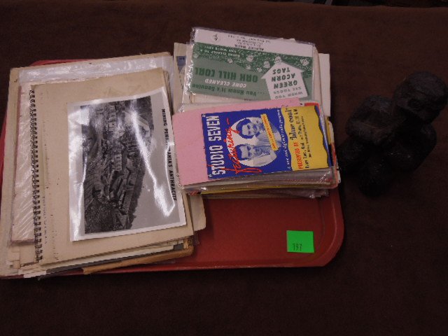 Coal Advertisement Cards & Photos: Lot of coal advertisement cards & photos, includes: Receipts & other related items. CONDITION: Good for age.