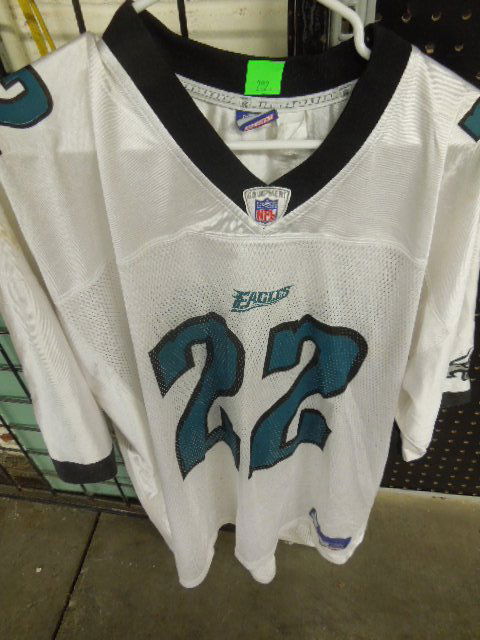 Phila Eagles Jersey: Phila Eagles jersey #22 (Staley) by Reebok (size 2XL). CONDITION: Minor wear.