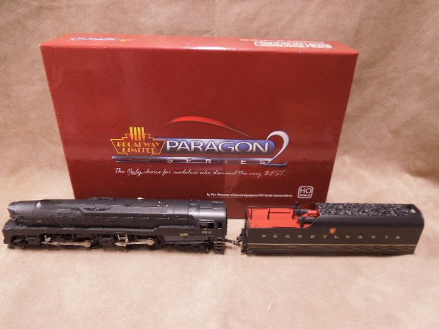 Paragon HO Scale PRR Locomotive & Tender: Broadway Limited Paragon HO Scale PRR Locomotive & Tender #2230 PRR T1 4-4-4-4, #5513. CONDITION: New in box.
