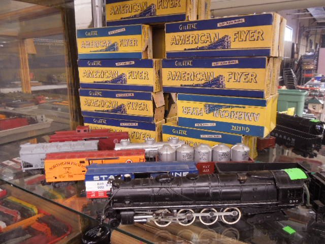 american flyer train set 1956