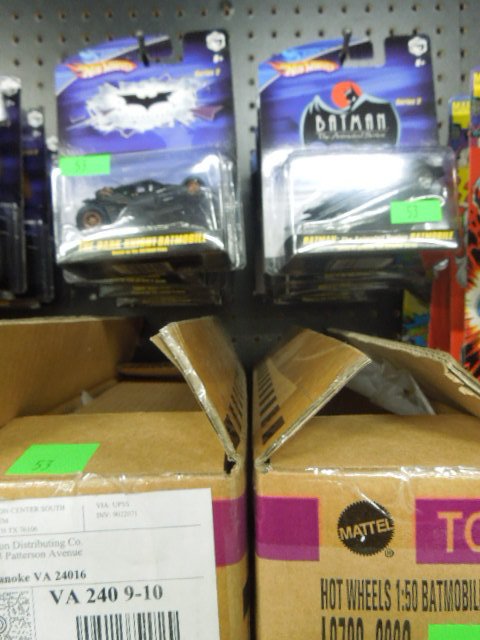 2- Hot Wheels 8 pc. Batmobile Assortment Cases: 2- Hot Wheels 8 pc. Batmobile Assortment Cases. L8788-999G, some duplicates. Condition: All in original packaging with original boxes.