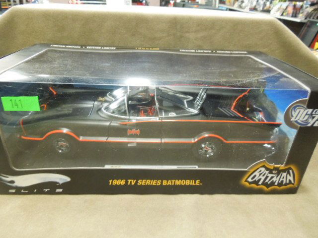 Hot Wheels Elite 1966 Batmobile: Hot Wheels Elite 1966 Batmobile TV series limited edition 1442/5000 # R1793. Flat Black. circa 2009 Condition: New in box