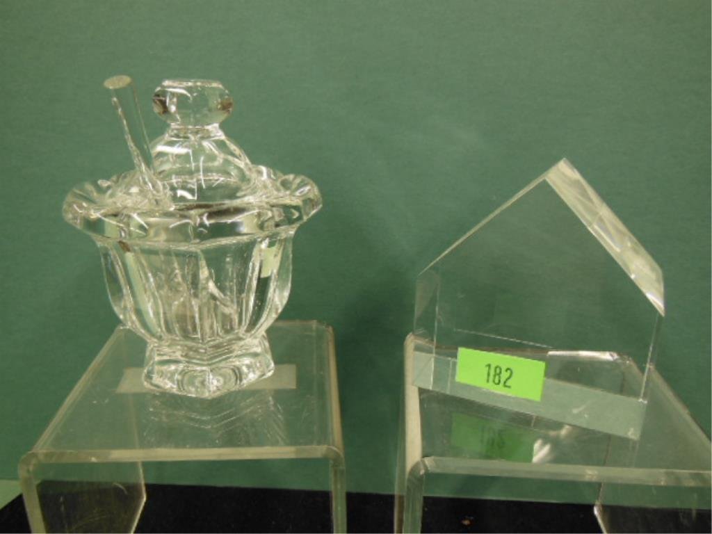 Baccarat Condiment & Steuben Paperweight (1 of 4)