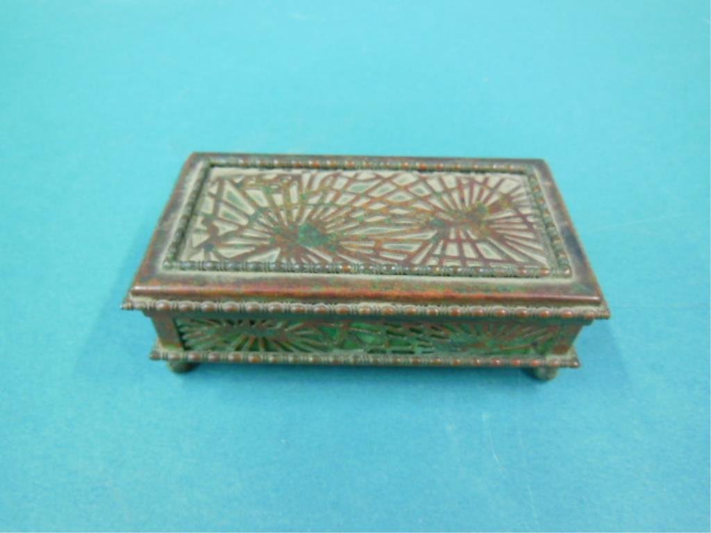 Tiffany & Co. Pine Cone" Pattern Stamp Box (1 of 8)