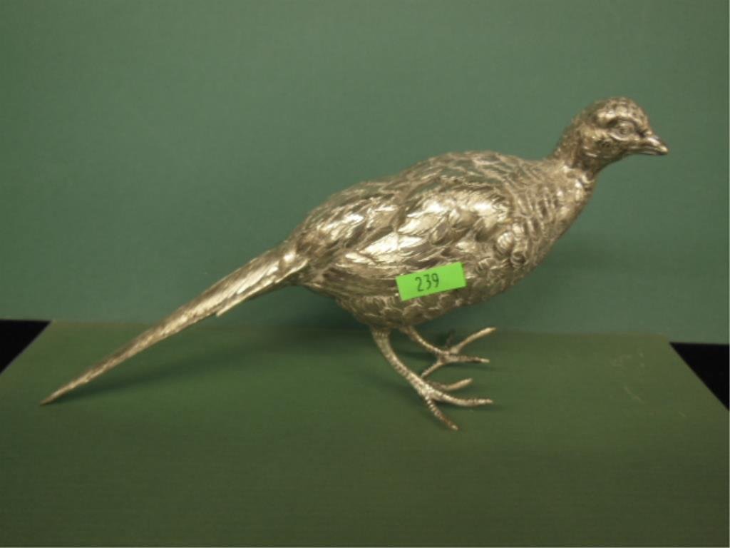 Sterling Pheasant Sculpture (1 of 3)