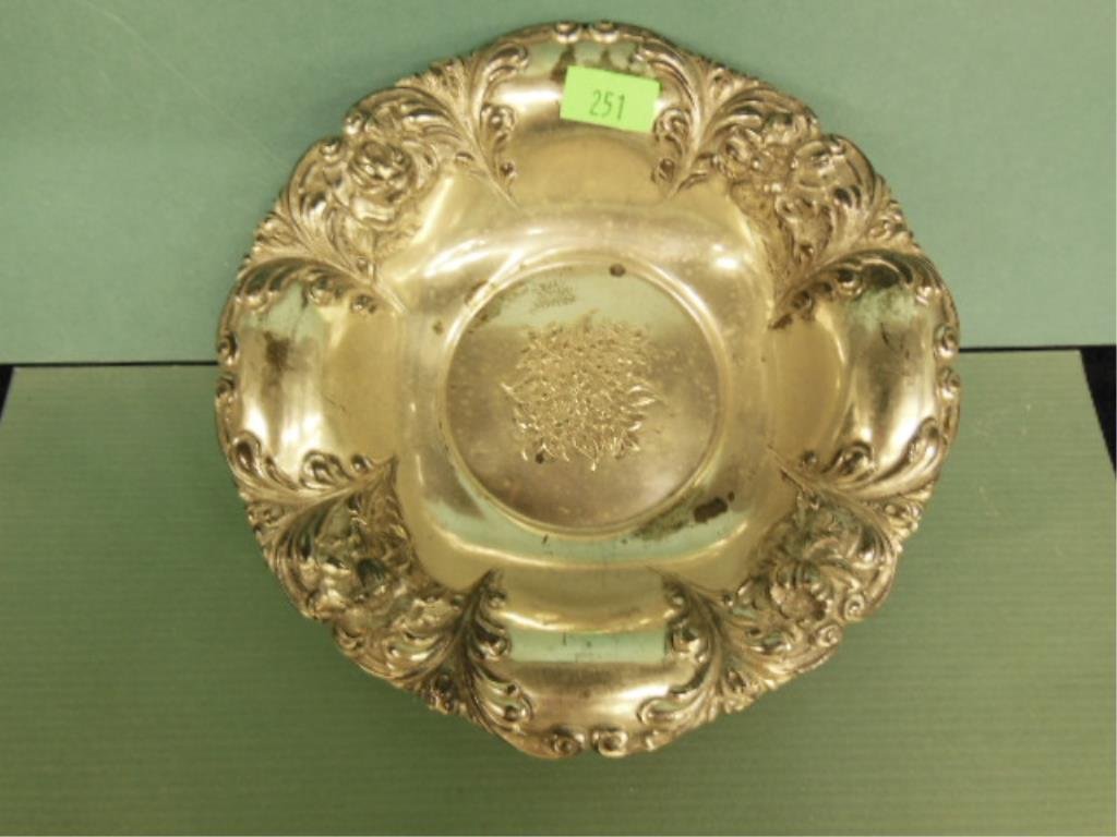 Sterling Repousse Bowl (1 of 4)