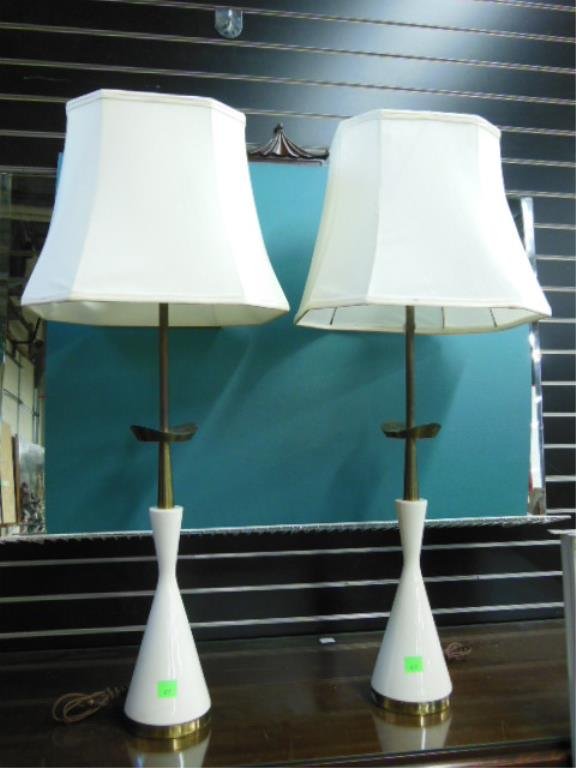 Pr Mid Century Modern Table Lamps (1 of 6)