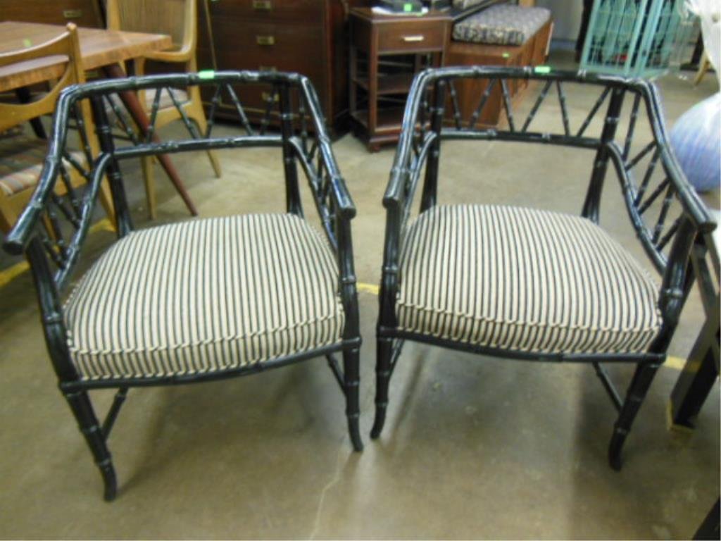 Pr Fancy Arm Chairs (1 of 2)