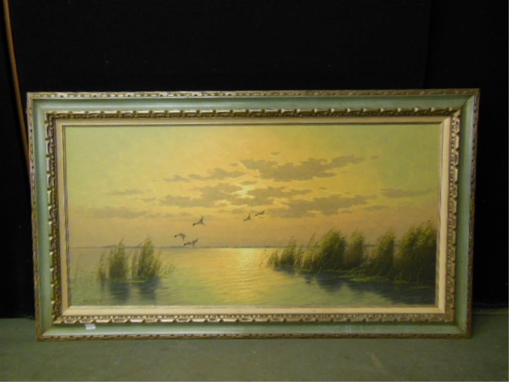 o/c, Marsh Sunset (1 of 3)