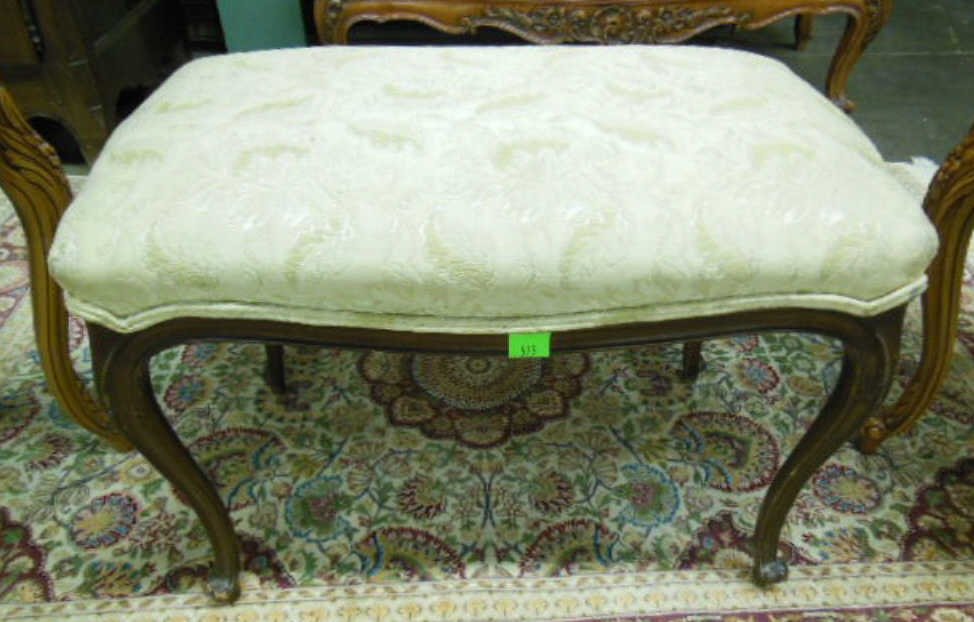 Louis XV Style Vanity Bench (1 of 2)