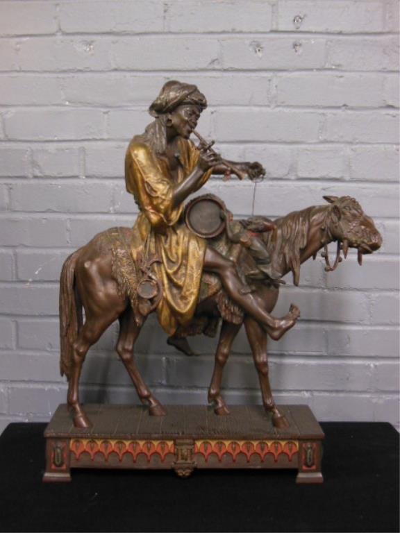 Arthur Waagen, Blackamoor on Horseback Sculpture (1 of 10)