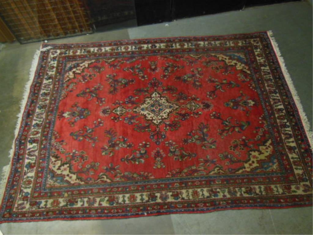 Antique Heriz room-size carpet (1 of 3)