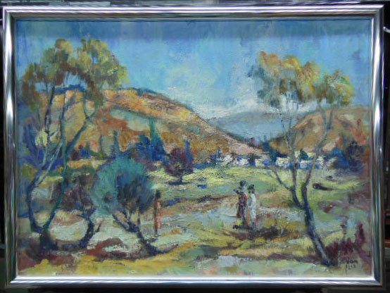 Yehuda Rodan, o/c, Israeli Landscape (1 of 5)