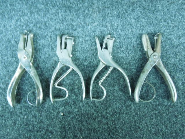 4 Conductor's ticket punches (1 of 2)