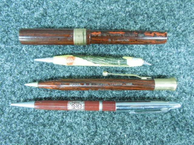 4 PRR Railroad Pens & Pencils (1 of 2)