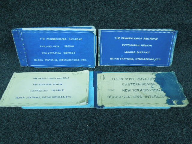PRR Block Station Blueprint Books (1 of 9)