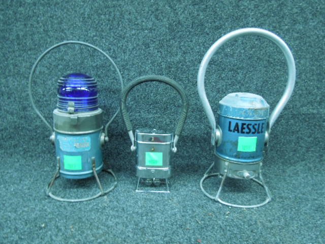 2 Railroad Inspector's lanterns & Flasher (1 of 4)