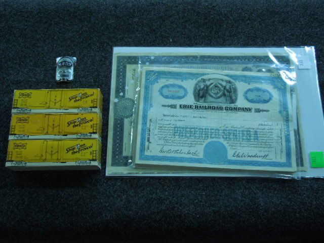 Large Lot of 20th C. RR Stocks (1 of 4)