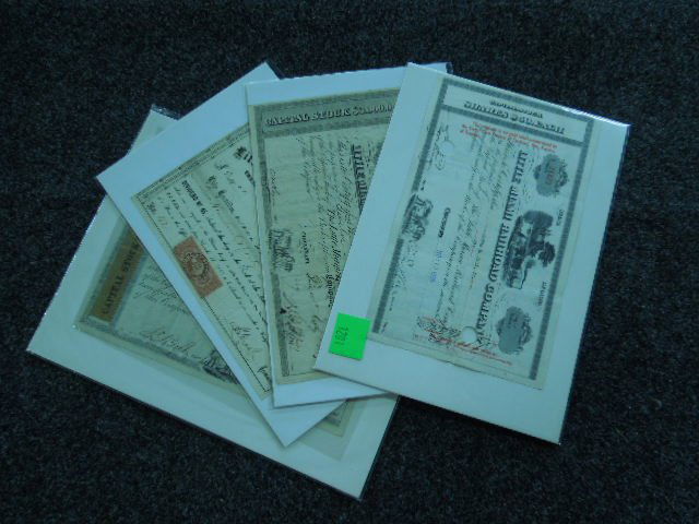 4 Little Miami RR Stock Certs (1 of 5)