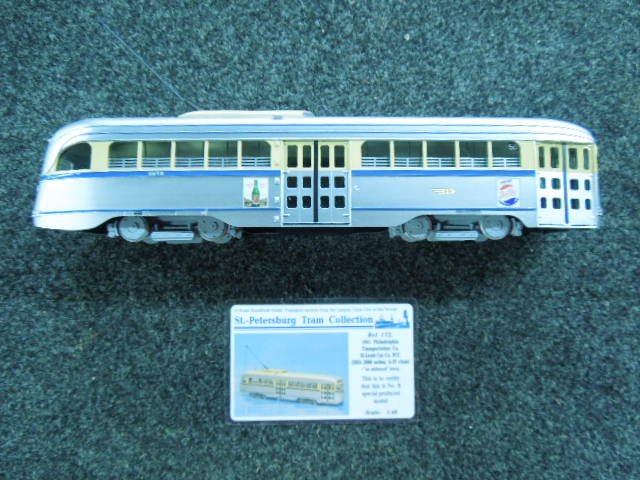 St. Petersburg O Gauge Trolley Car. (1 of 5)