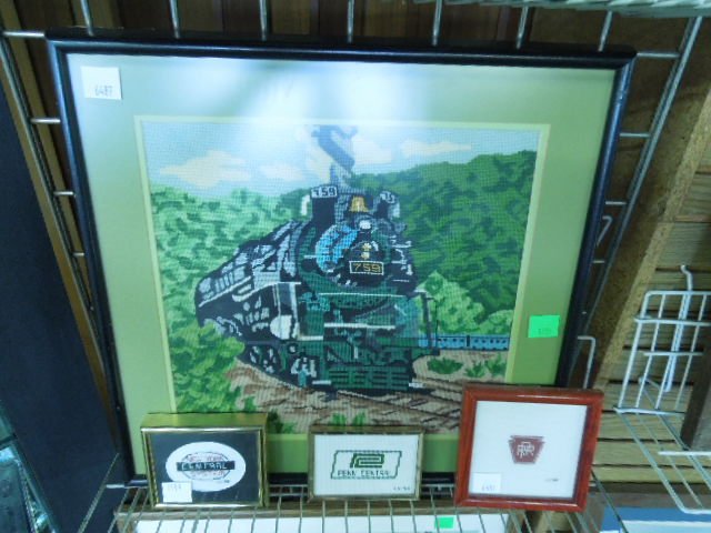 4 Framed Embroidered Pieces (1 of 5)