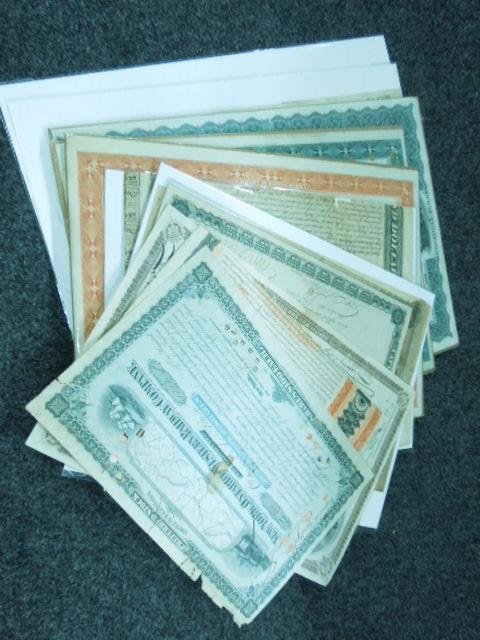 12 RR Stock Certificates (1 of 6)