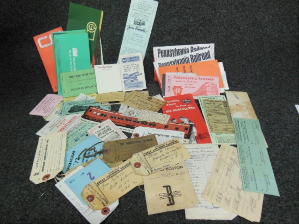 Assorted RR Ephemera (1 of 5)
