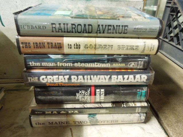 7 Vols. Assorted RR Books, most mid century, hard back (1 of 1)