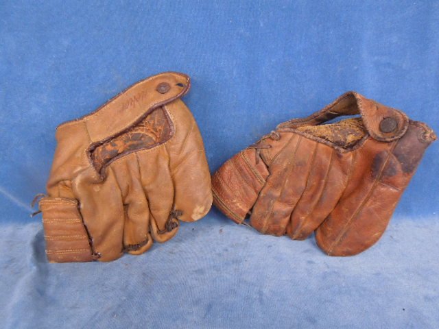 2 Vintage Baseball & Softball gloves (1 of 3)