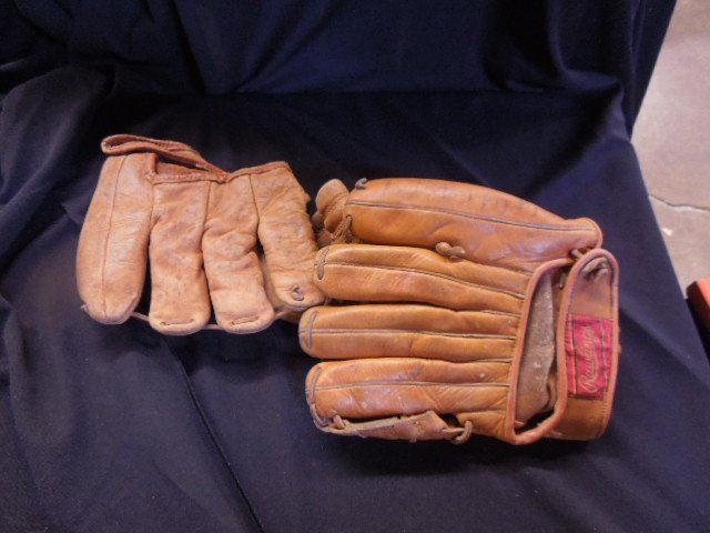 2 Vintage baseball gloves (1 of 2)