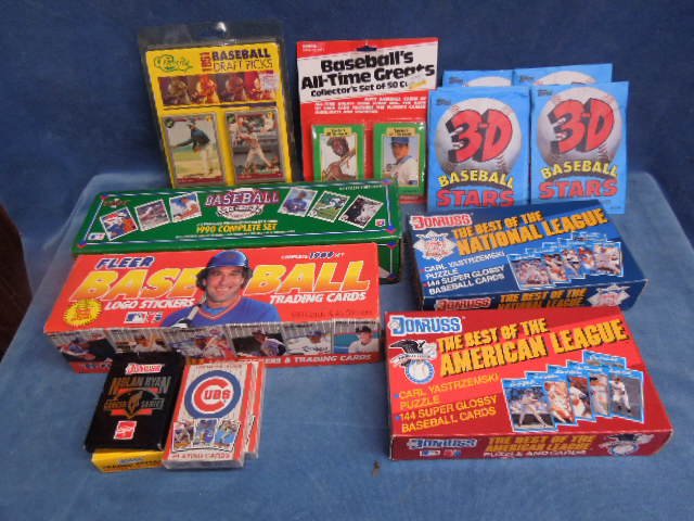 Assorted boxes of new baseball cards (1 of 4)