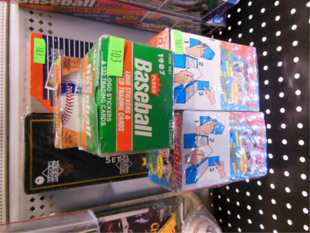 Lot of assorted sealed baseball card sets (1 of 4)