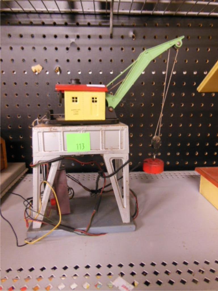 American Flyer Magnetic platform crane (1 of 1)