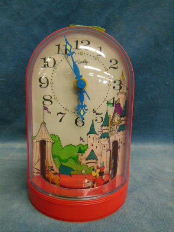 Mickey Mouse Club plastic musical dome clock (1 of 4)