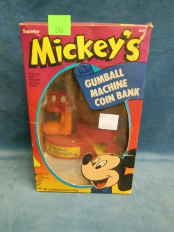 Mickey's Gumball Machine coin bank (1 of 3)
