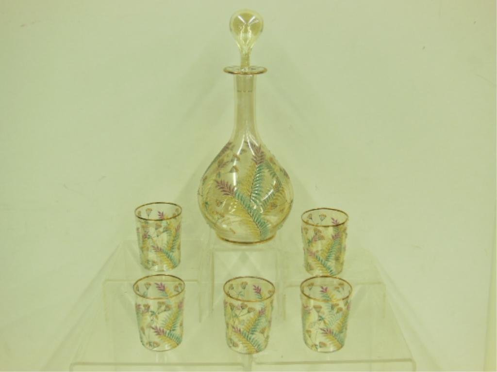 Victorian Continental Glass Decanter Set (1 of 2)
