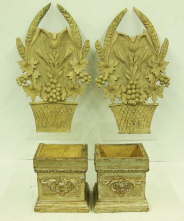 Early 20th c. Wood Plaques & Brackets (1 of 9)