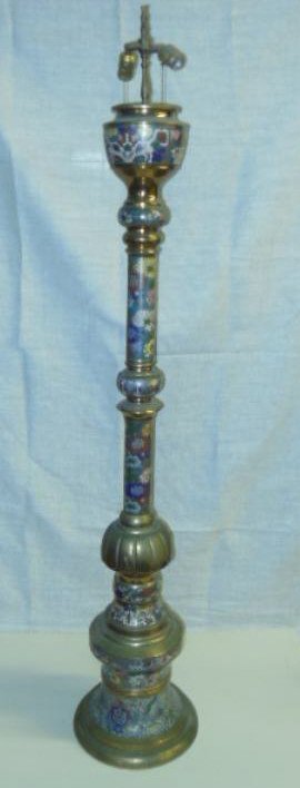 Japanese Champleve Floor Lamp (1 of 9)