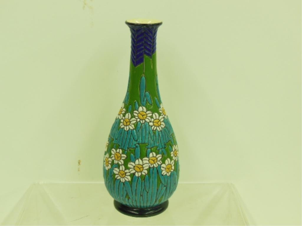Longwy Pottery Vase (1 of 6)