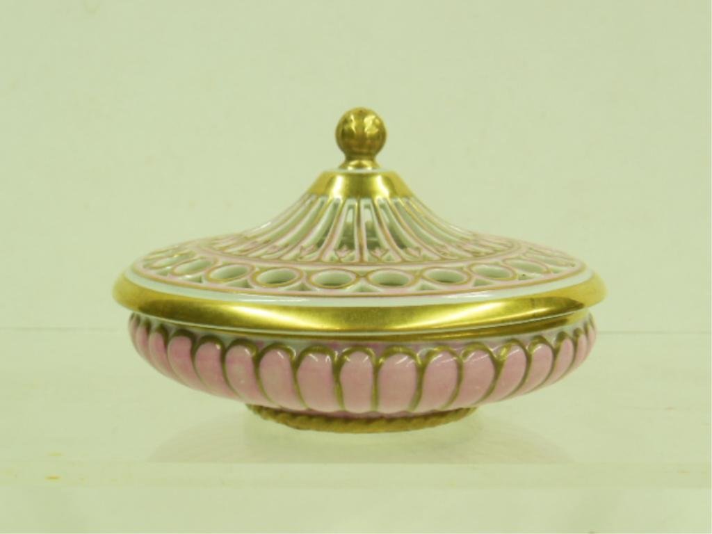 19th c. Berlin Porcelain Scent Jar (1 of 4)