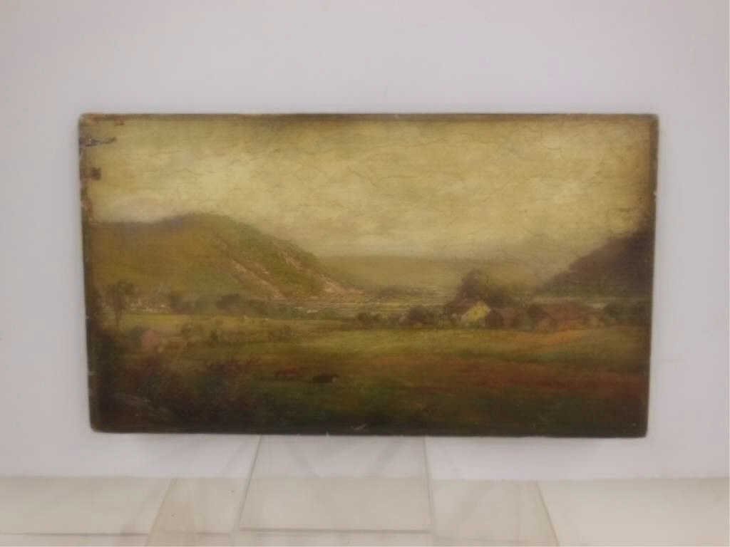 (Attrib.) David Johnson, o/p, "From [?] Gap" (1 of 3)