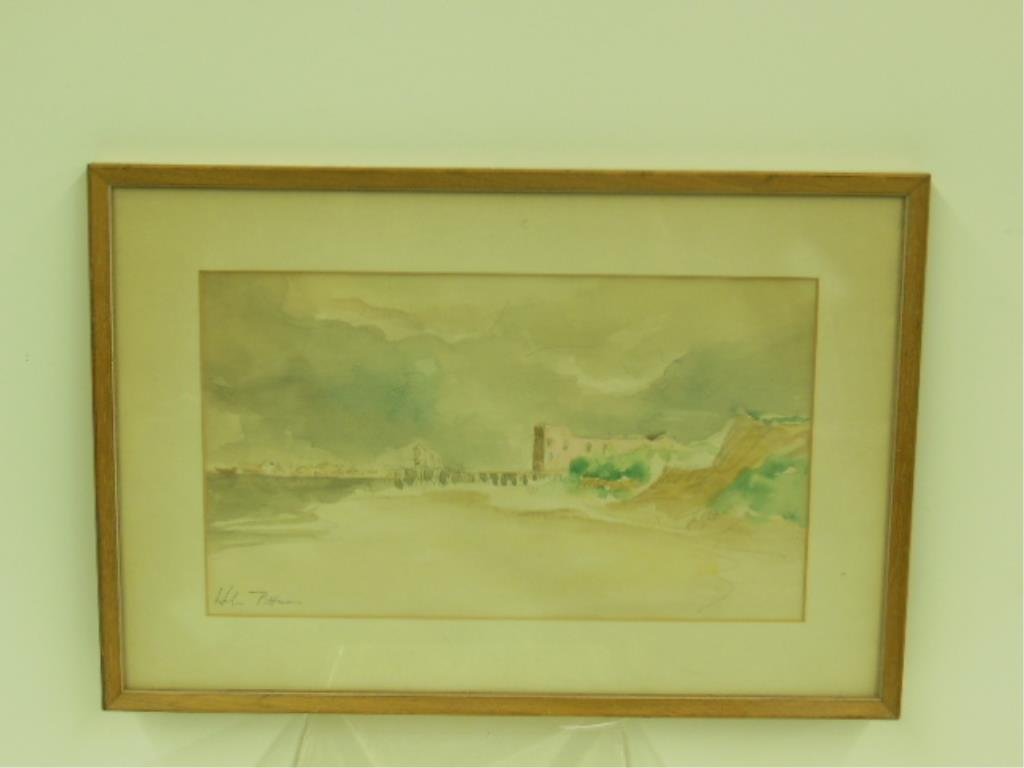 Hobson Pittman, w/c, Coastal View (1 of 3)