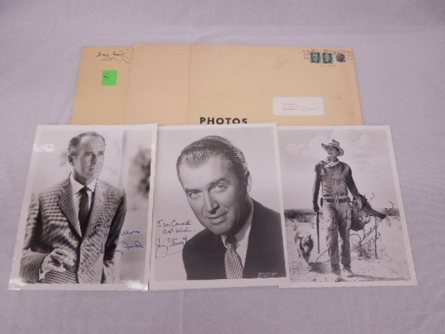 3 Autographed 8 x10 celebrity photos (1 of 4)