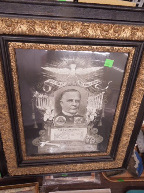 Framed Wm McKinley Memorial poster (1 of 3)