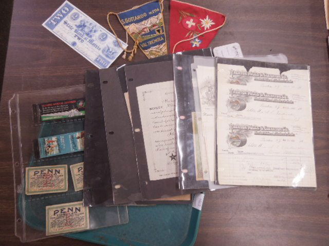 Lot Vintage Invoice cigarette coupons & other (1 of 7)