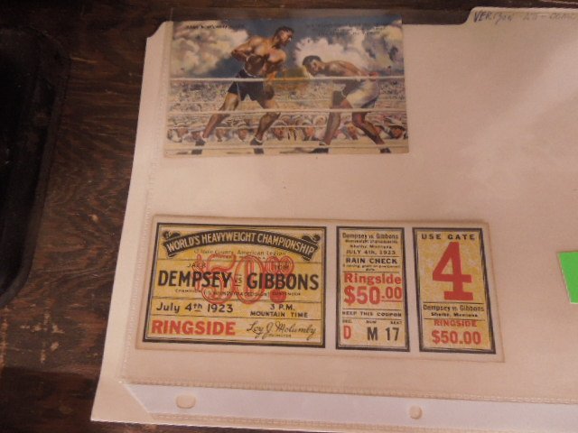 Jack Dempsey postcards (1) signed (1 of 5)