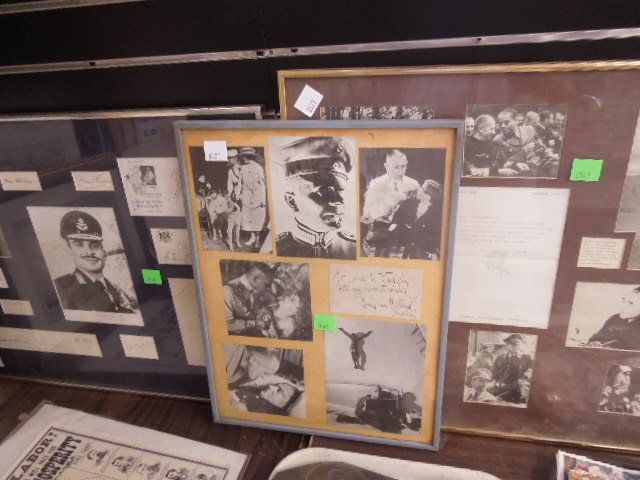 3 framed German signature pieces (1 of 8)