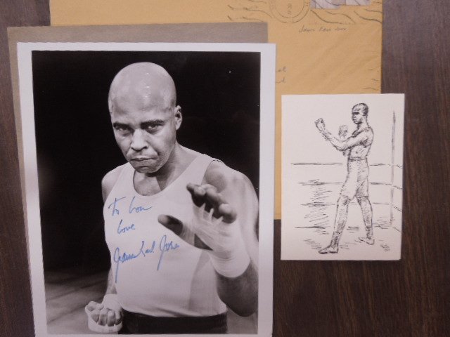 Autographed 8 x10 James Earl Jones photo & card (1 of 4)