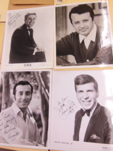 4 signed "singer" photos (1 of 6)